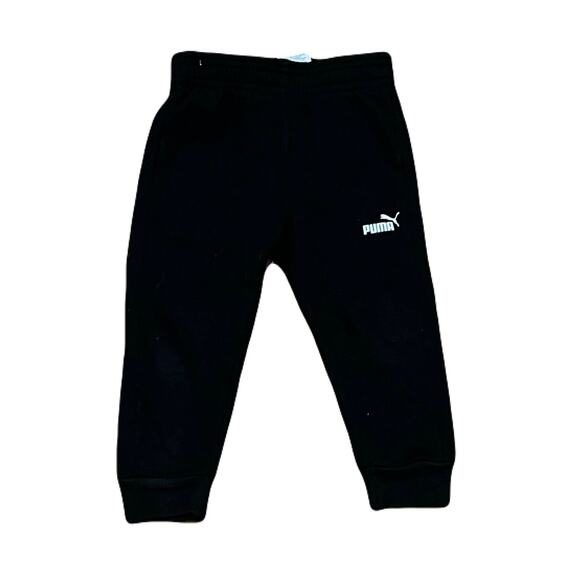 Puma Kid’s Black Sweatpants Size 24 Months - Picture 1 of 4